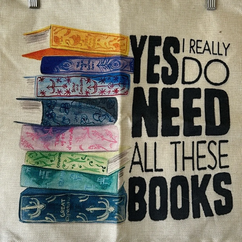 NWOT Book Lover’s Pillow Cover ❤️